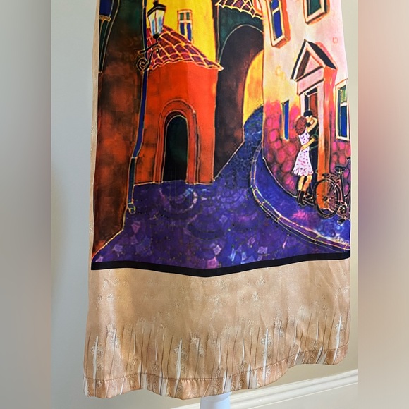 Sweet Miss Tunic Dress with Painted Street Design - Picture 6 of 7